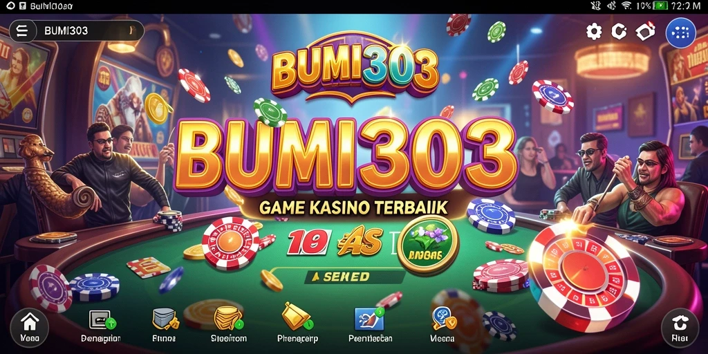 Tampilan mendebarkan permainan Kasino di BUMI303.