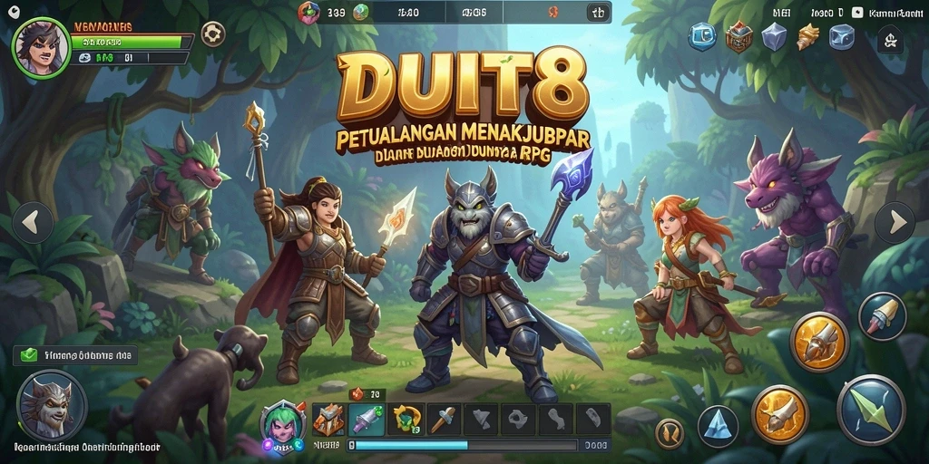 Screenshot gameplay DUIT8 menampilkan aksi pertempuran yang seru dan menarik.