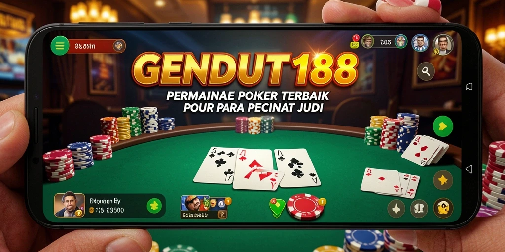 Tampilan menarik dari gameplay Poker di GENDUT188