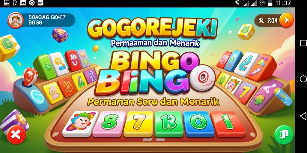 Screenshot GOGOREJEKI menampilkan tampilan seru permainan Bingo.