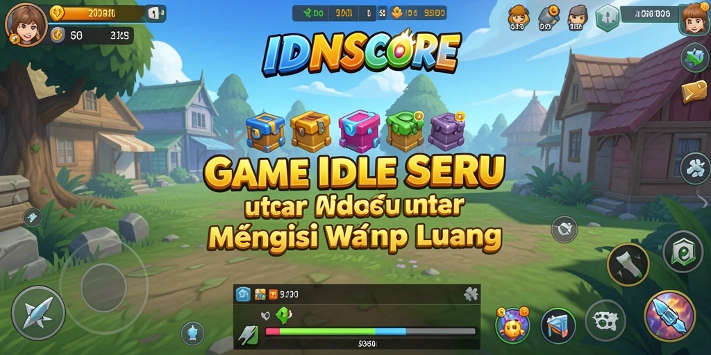 Tampilan gameplay IDNSCORE yang menarik dan interaktif.