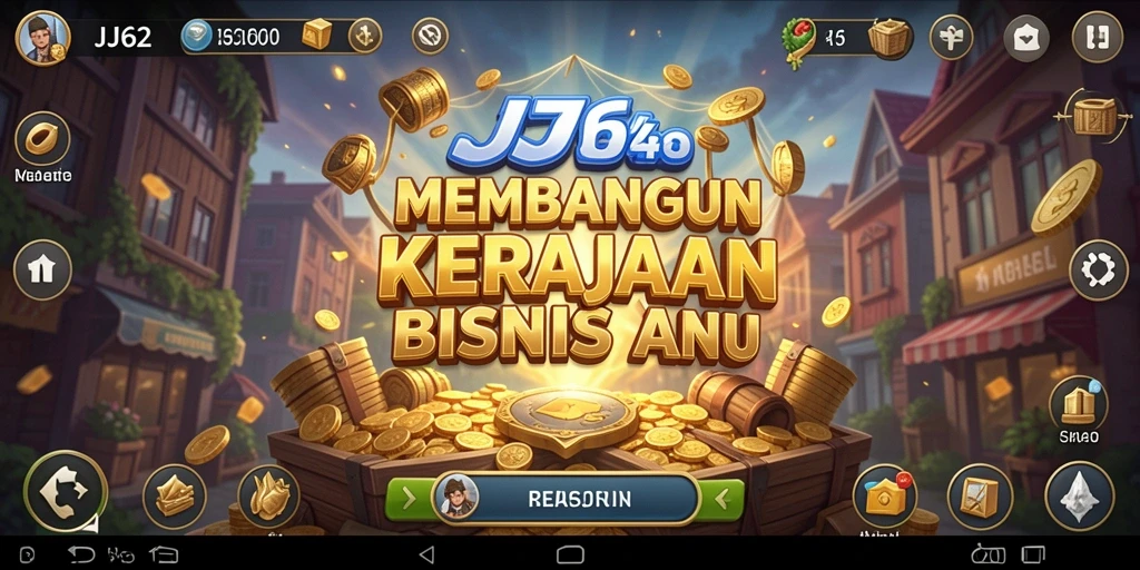 Screenshot utama JJ62 menampilkan gameplay Tycoon yang mendebarkan.