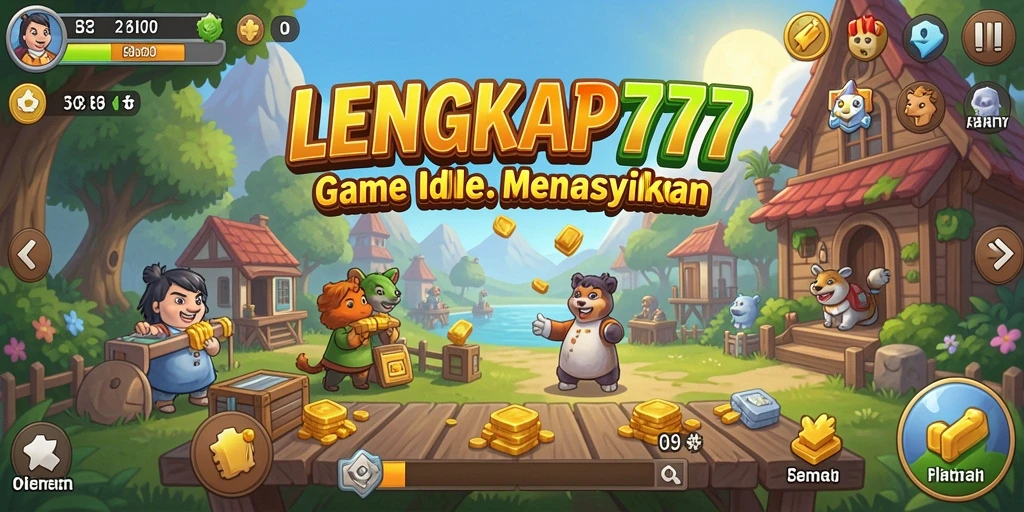Tampilan gameplay LENGKAP777 yang menarik dan mudah diakses.