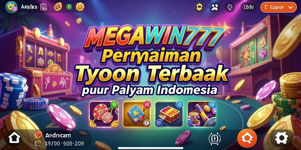 Tampilan gameplay MEGAWIN777 yang seru dan interaktif.