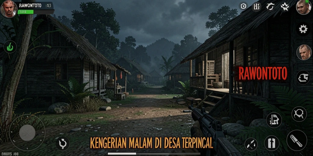 Gameplay menegangkan di desa penuh misteri.