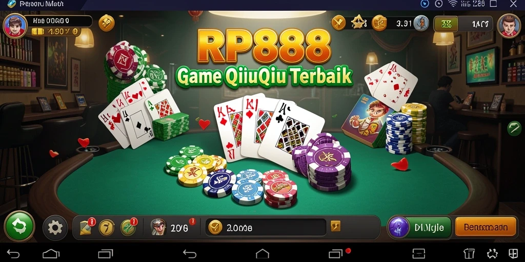 Gameplay seru dan menarik dalam RP888 yang menunjukkan tantangan QiuQiu.