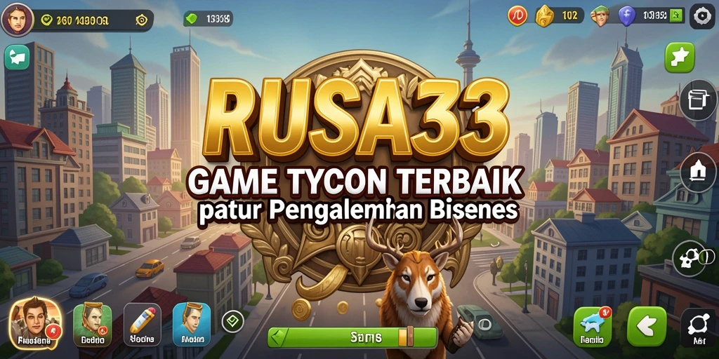 Tampilan menarik dari gameplay RUSA33 yang menampilkan aktivitas bisnis Tycoon.