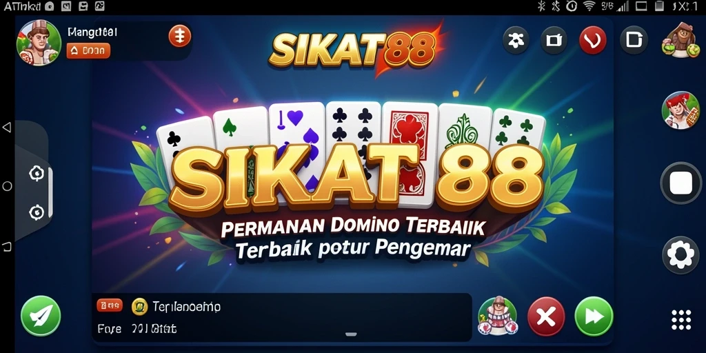 Tampilan gameplay seru dalam SIKAT88 dengan pemain kompetitif.