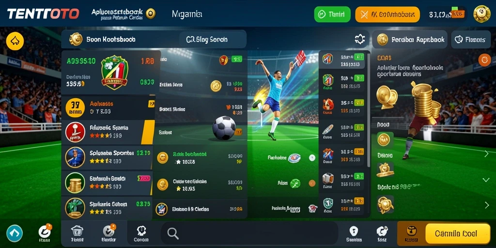 Tampilan gameplay menarik dari aplikasi Sportsbook TENTOTO.