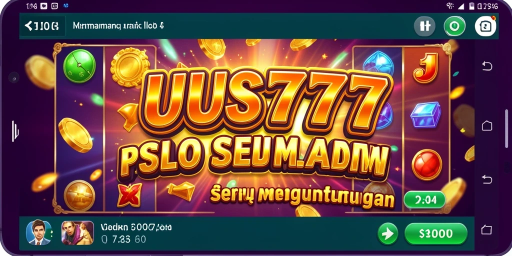 Tampilan permainan slot yang menarik dan penuh warna di UUS777.